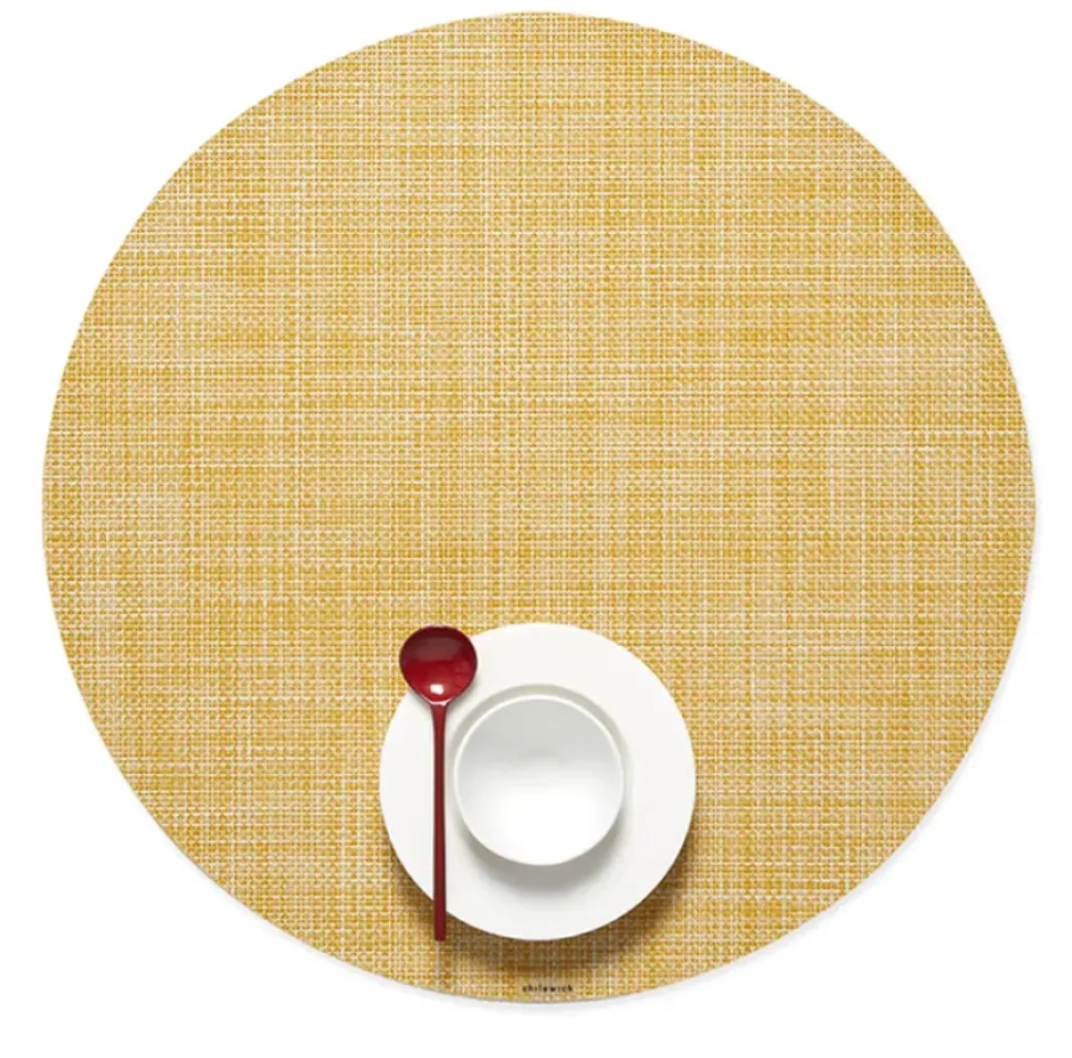 Mini Basketweave Round Placemat