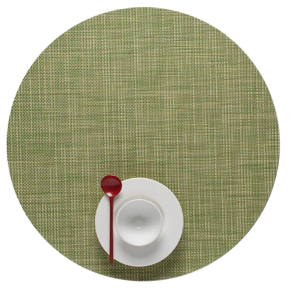 Mini Basketweave Round Placemat
