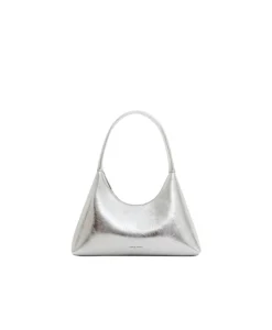 Mini Candy Bag in Crinkled Silver