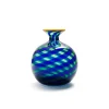 Mini Ciccio Vase in Rigadin Twist Blue