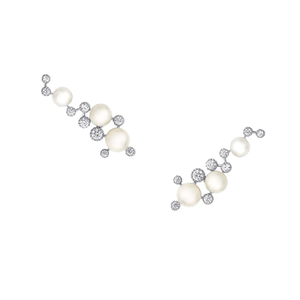 Mini Constellation Pearl Earrings