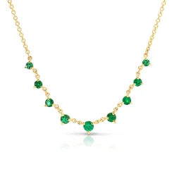 Mini Emerald Starstruck Necklace