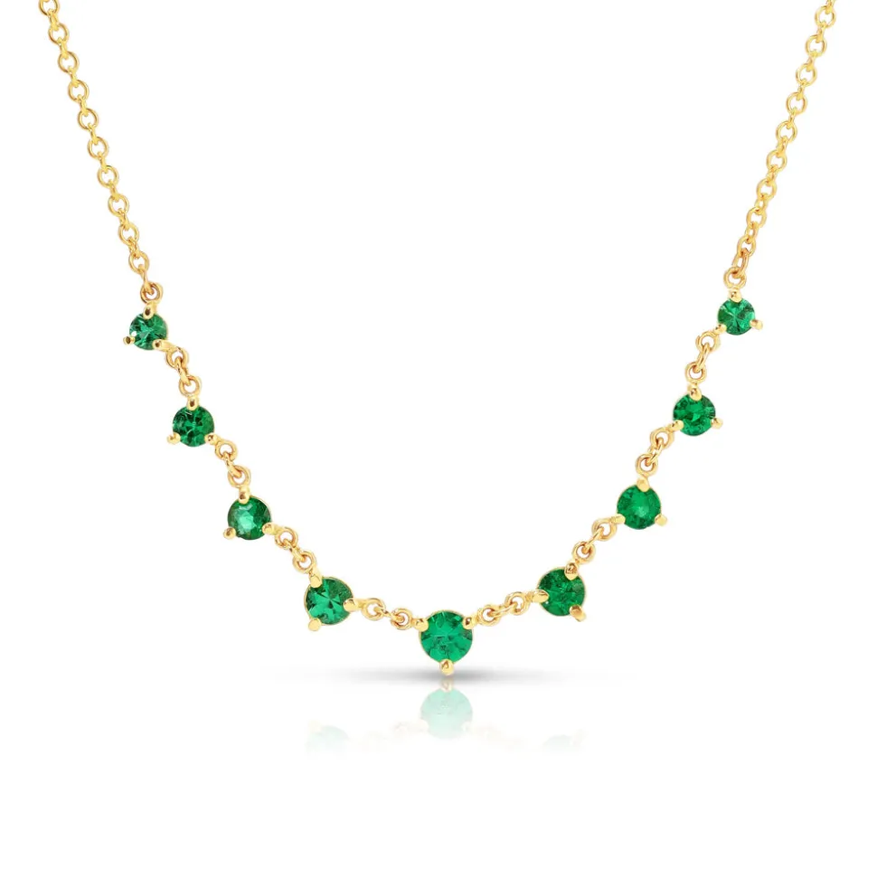 Mini Emerald Starstruck Necklace