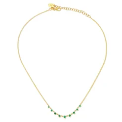 Mini Emerald Starstruck Necklace