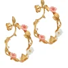 Mini Flower Whirl Earrings