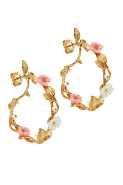 Mini Flower Whirl Earrings