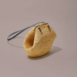 Mini Keza Braided Raffia Carryall