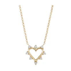 Mini Open Heart Necklace