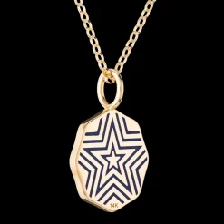 Mini Porte Bonheur Charm with Diamond Halo