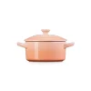 Mini Round Cocotte in Peche