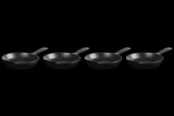 Mini Skillet 1/3 QT in Matte Black, Set of 4