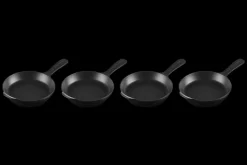 Mini Skillet 1/3 QT in Matte Black, Set of 4