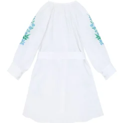 minnow x Fanm Mon Women's Coconut Grove White Long Sleeve Dress