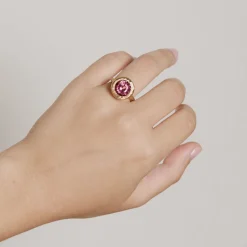 Mirage Ring in Pink Tourmaline