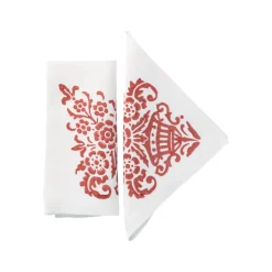 Mirandola Napkins in Red, Set of Four