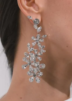 Mirella Earrings in Crystal