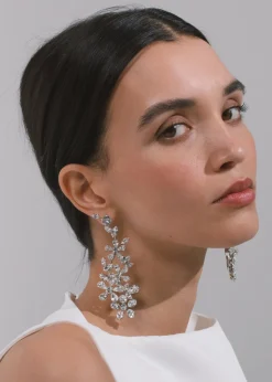 Mirella Earrings in Crystal