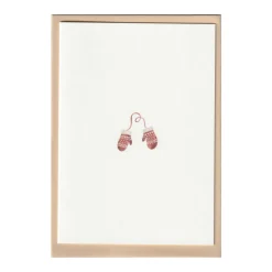 Mittens Cards In Support of Little Village, Set of 5