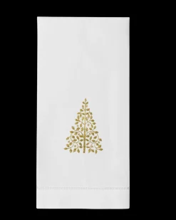Mod Tree Gold Hand Towel
