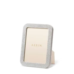 Modern Shagreen Frame, Dove
