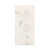 Monarch Garden Napkin in White & Iridescent, Set of 4