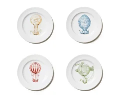 Mongolfiere Single Plates Collection, Set of 4