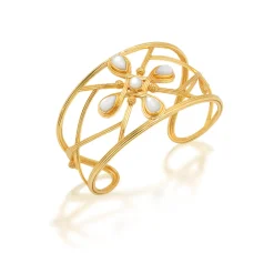 Monique Gem Cuff in Mother of Pearl