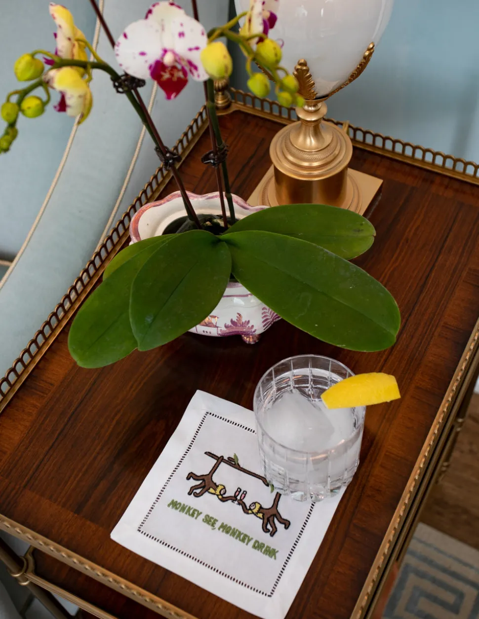 Monkey See, Monkey Drink Cocktail Napkins, Set of 4