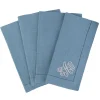 Monogram Dinner Napkin In Cobalt, Set of 4