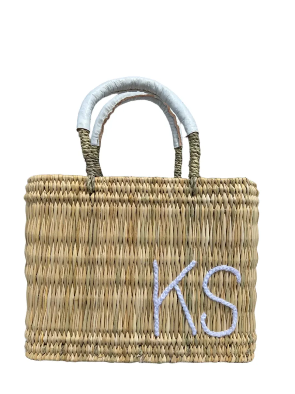 Monogram Structured Weave Bag