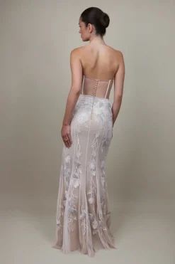 Monstera Eclipse Bustier Gown