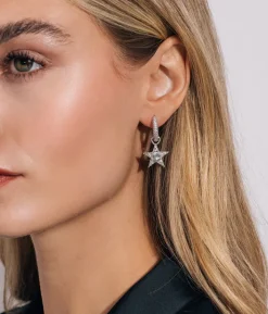 Moon and Star Huggie Charms