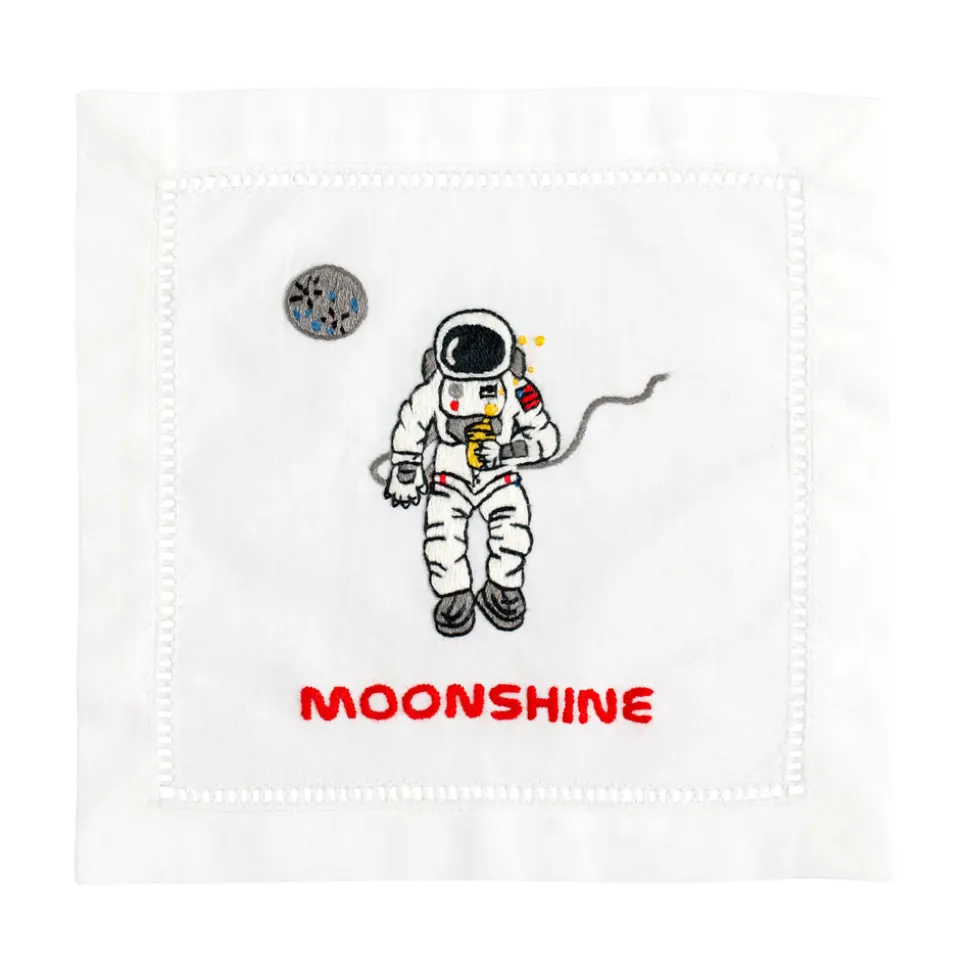 Moonshine Cocktail Napkins, Set of 4