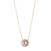 Morganite & Diamonds Pendant
