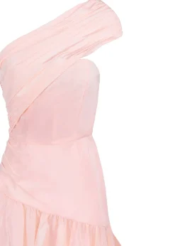 Morganite Ruffled Twilight Gown