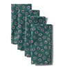 Moss & Berry Napkins in Green, Set of 4