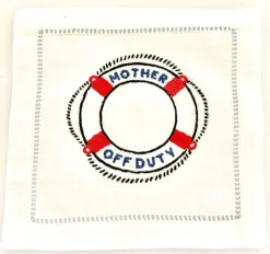Mother Off Duty Cocktail Napkins, Set of 4