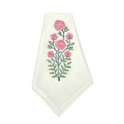 Motif Napkin in Pink Flower, Set of 4