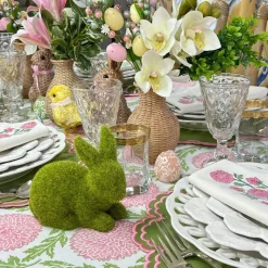 Motif Napkin in Pink Flower, Set of 4