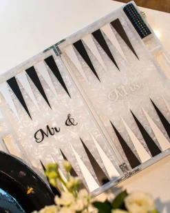 Mr. & Mrs. Backgammon Board