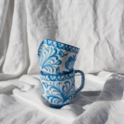 Mug With Hand Painted Designs