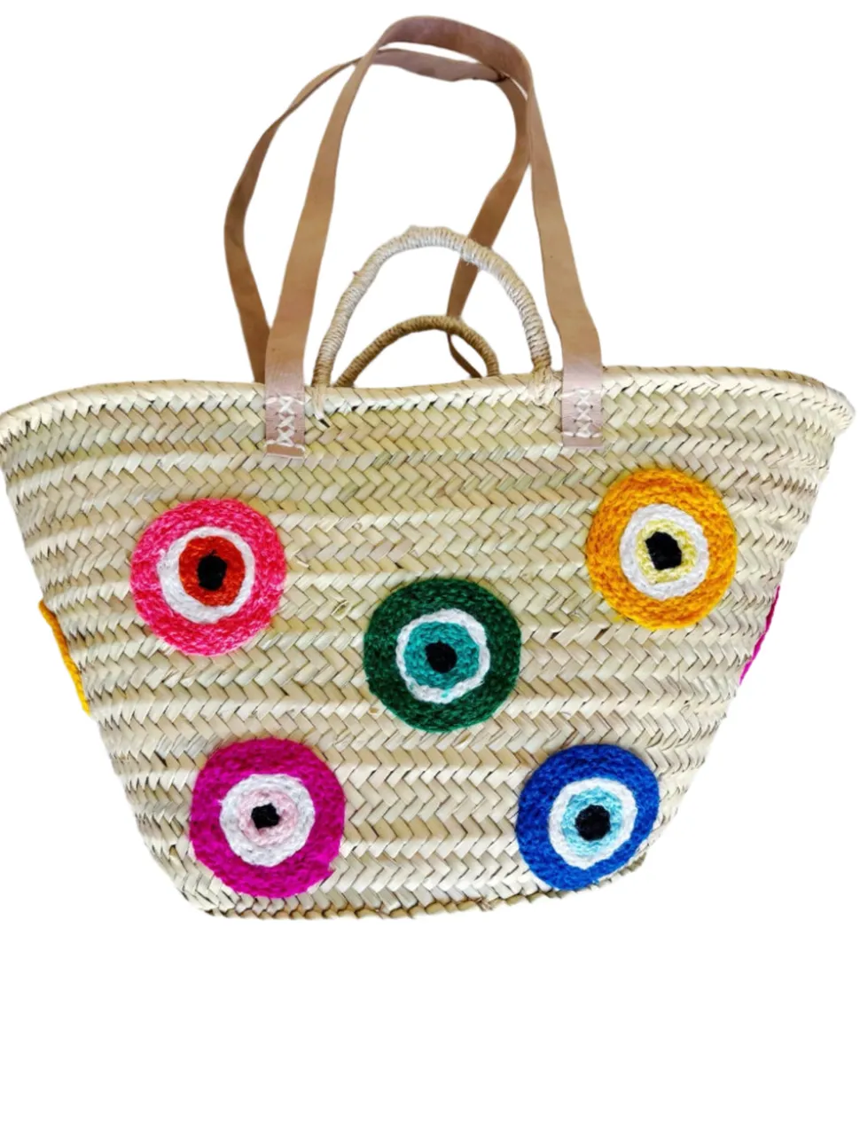 Multi Color Evil Eye Tote