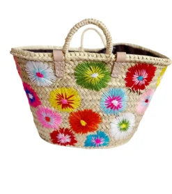 Multi Color Floral Tote