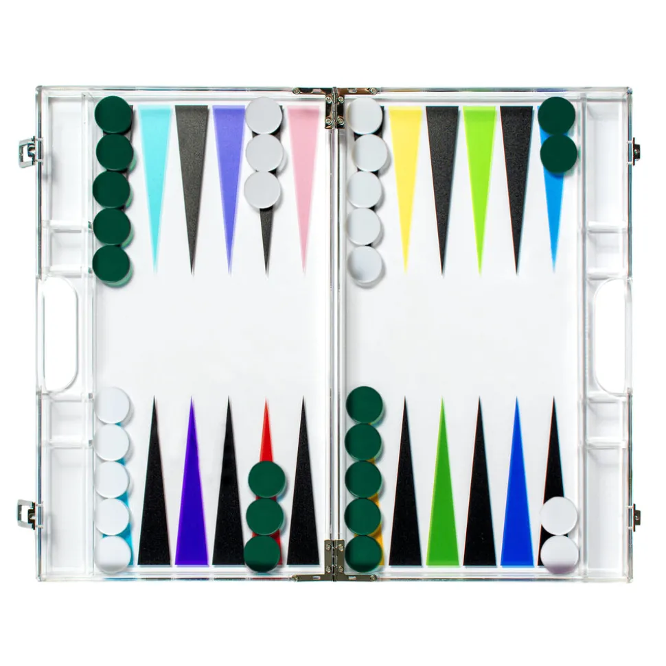 Multicolor Backgammon Board