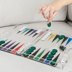 Multicolor Backgammon Board