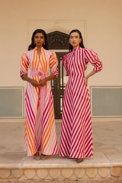 Multicolor Illusion Dress