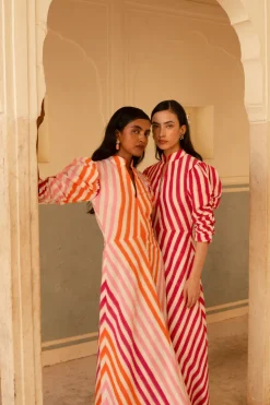 Multicolor Illusion Dress