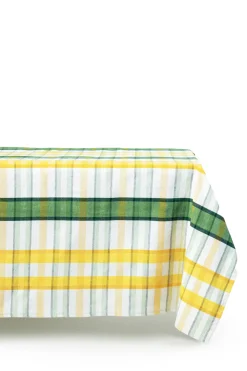 Multicolor Plaid Rectangular Tablecloth