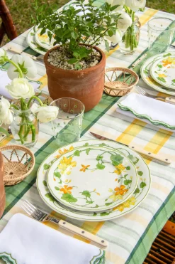 Multicolor Plaid Rectangular Tablecloth