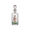 Murano Hand-Painted Oil Bottle in Red Floral